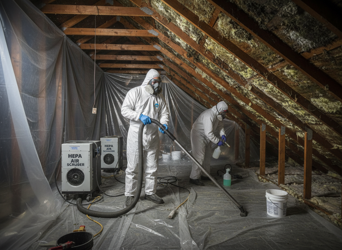 Attic Mold Remediation in Granada Hills, CA